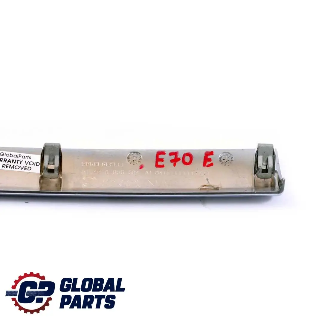 Glove Box Switch Dash Strip Cover Trim Pearl Chrome to BMW X5 X6 E70 E71 with Part number 6956694 BMW X5 X6 E70 E71 Glove Box Switch Dash Strip Cover Trim Pearl Chrome - SKU rhd-6956694 - Part number 6956694