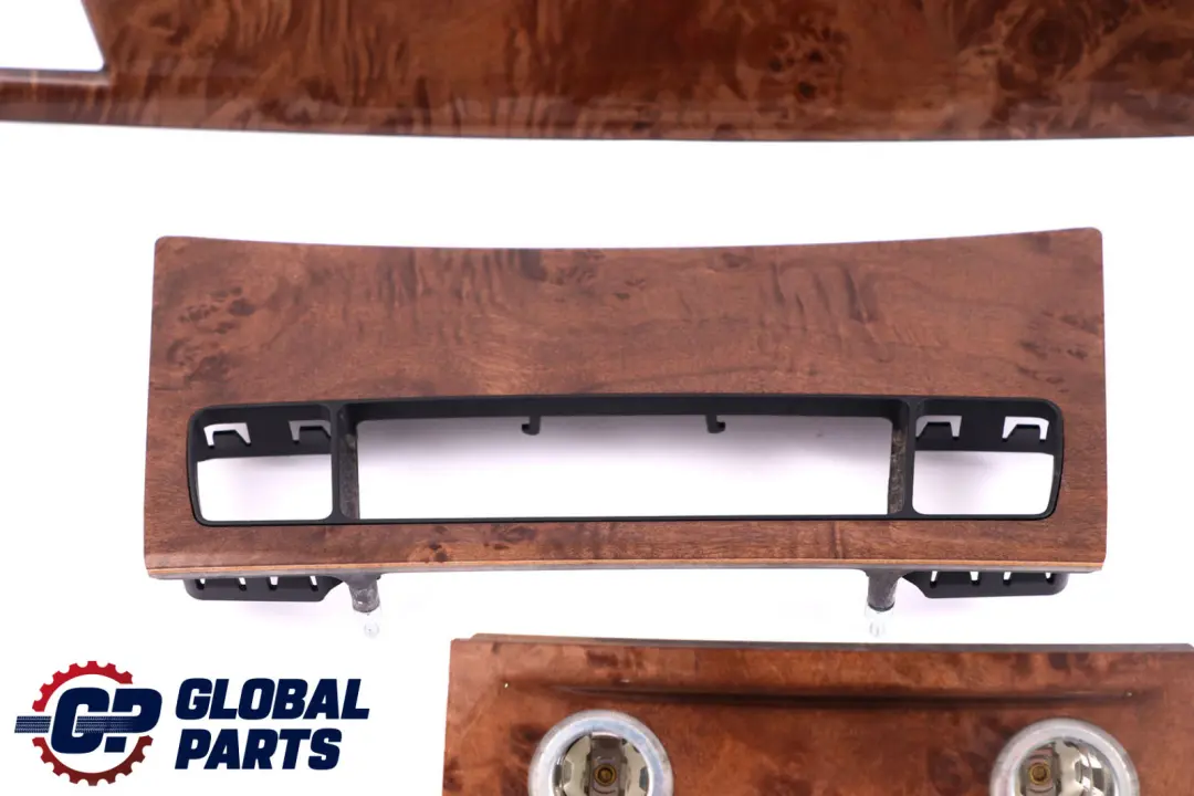 Decor Strip Dashboard Interior Trim Set Poplar Woodgrain to BMW 5 Series 2 E60 LCI with Part number 6957146 BMW 5 Series 2 E60 LCI Decor Strip Dashboard Interior Trim Set Poplar Woodgrain - SKU rhd-6957146-2 - Part number 6957146
