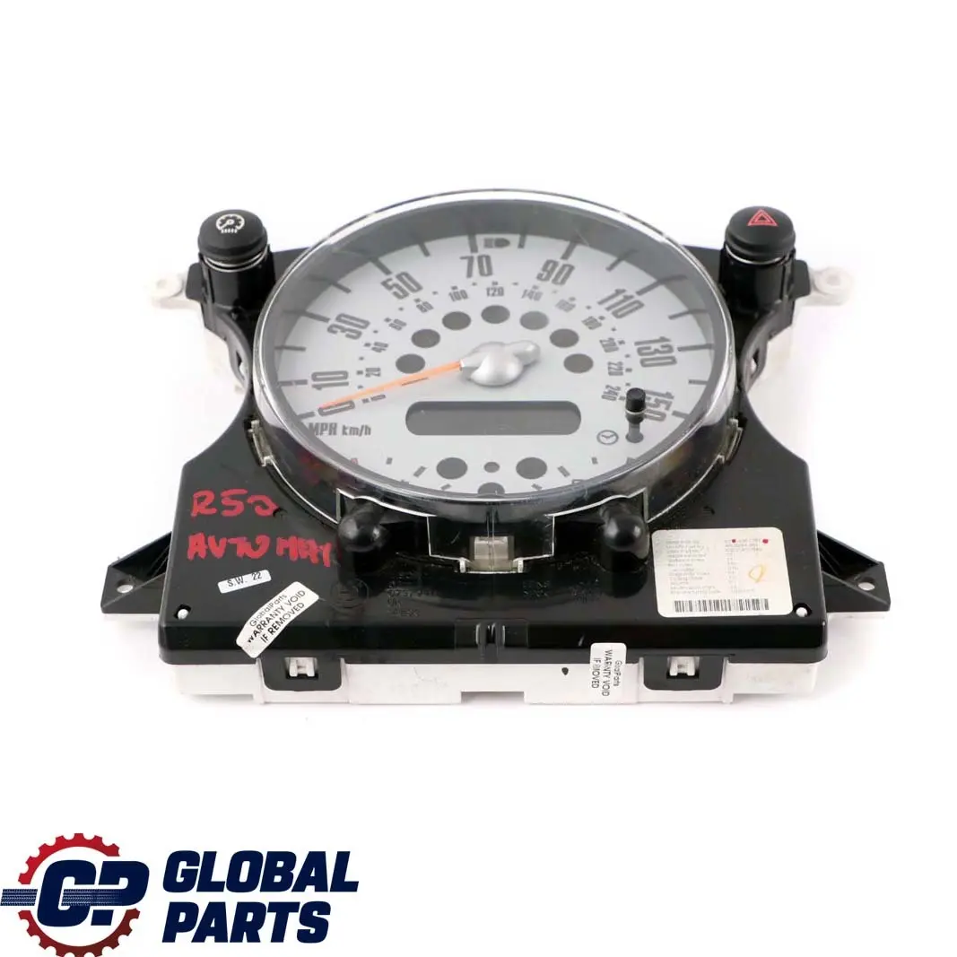 Speedometer Speedo Clock Instrument Cluster Automatic 6957297 to Mini One R50 R52 with Part number 6918352 Mini One R50 R52 Speedometer Speedo Clock Instrument Cluster Automatic 6957297 - SKU rhd-6957297 - Part number 6918352