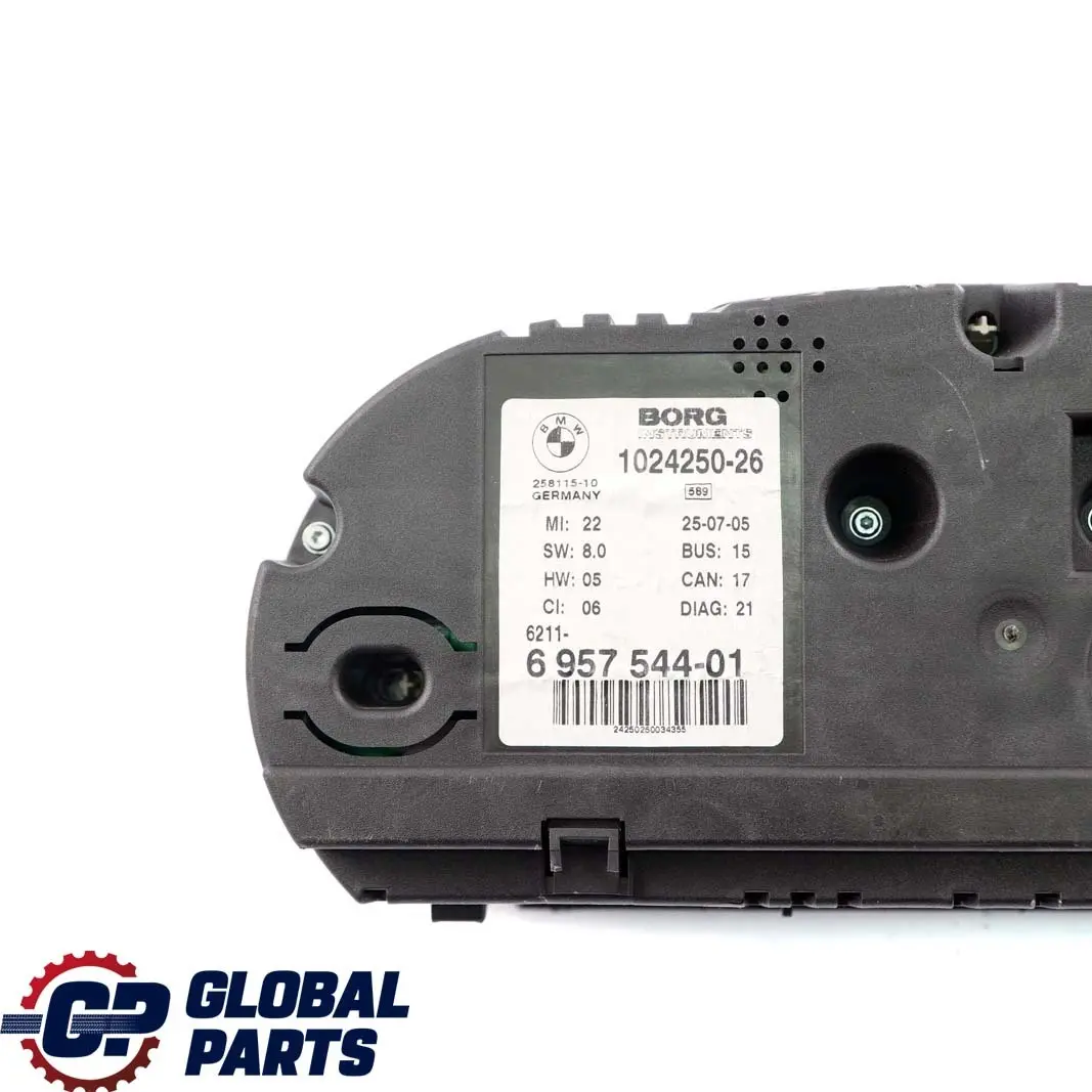 Instrument Cluster Speedo Clocks Manual to BMW Z4 Series E85 2 Petrol with Part number 6957544 BMW Z4 Series E85 2 Petrol Instrument Cluster Speedo Clocks Manual - SKU rhd-6957544-2 - Part number 6957544