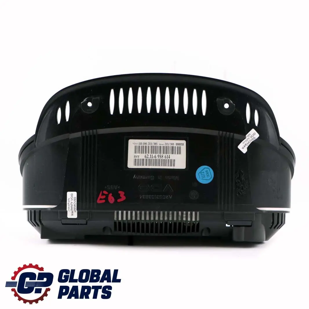 Instrument Cluster Speedo Clocks Automatic Petrol to BMW 6 Series E63 E64 with Part number 6958614 BMW 6 Series E63 E64 Instrument Cluster Speedo Clocks Automatic Petrol - SKU rhd-6958614 - Part number 6958614