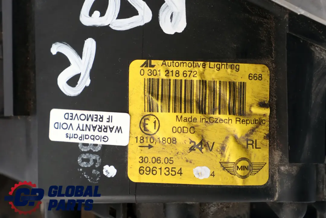 Driver Side Xenon Headlight Lamp Right O/S BMW Mini Cooper R50 R52 R53 - SKU rhd-6961354 - Part number 6961354