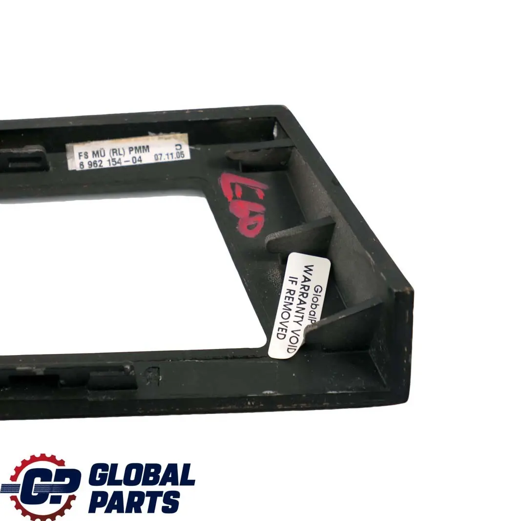 BMW E60 E61 Cover Trim Panel Dashboard Frame Vent Wood Poplar Dunkel - SKU rhd-6962154 - Part number 6962154