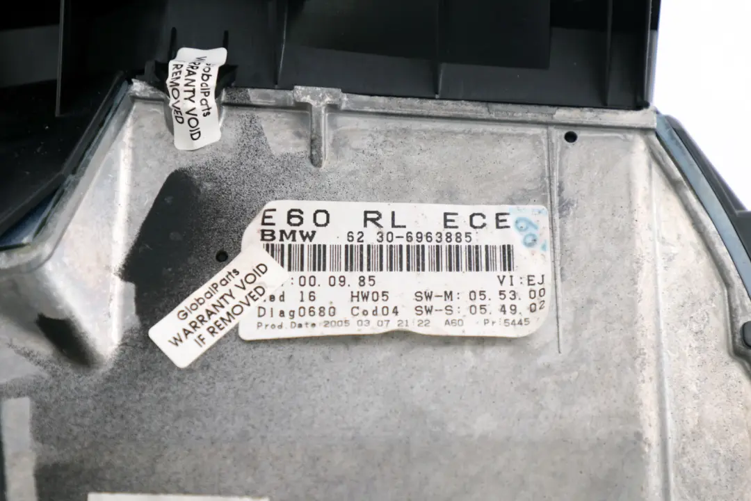 Head-Up Display Hud Project Dash Screen 6955734 BMW 5 series E60 E61 - SKU rhd-6963885 - Part number 6963885