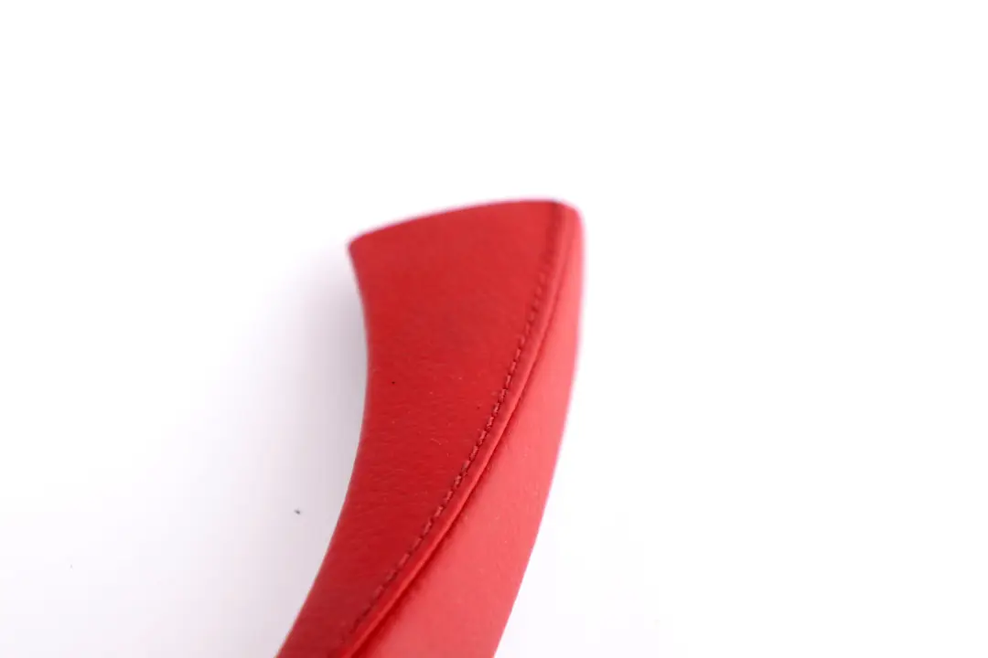 BMW 3 Series E92 E93 Door Cover Handle Leather Left N/S Korallrot Red - SKU rhd-6963943 - Part number 6963943