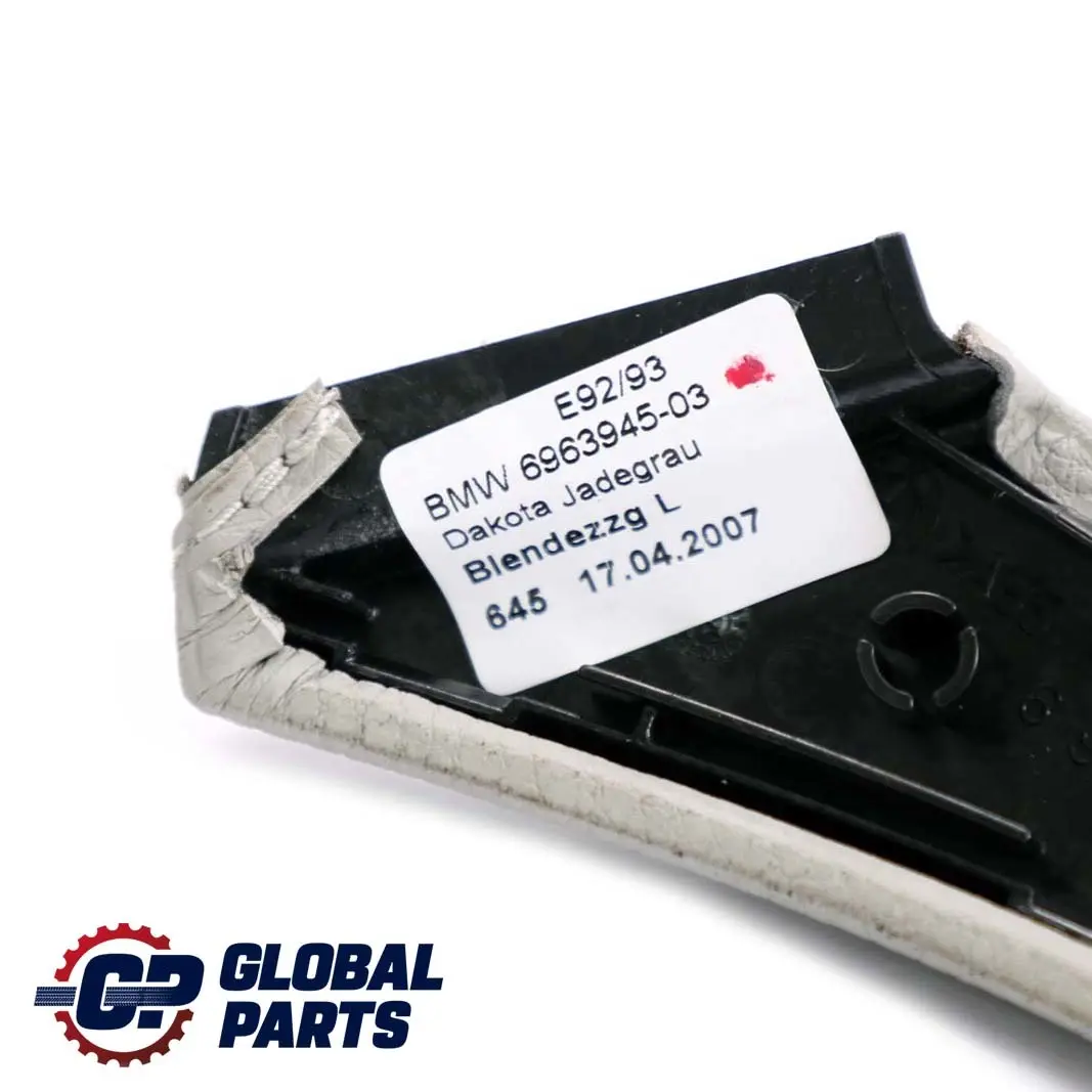 BMW 3 Series E92 E93 Door Cover Handle Leather Left N/S Jade Grey - SKU rhd-6963945 - Part number 6963945