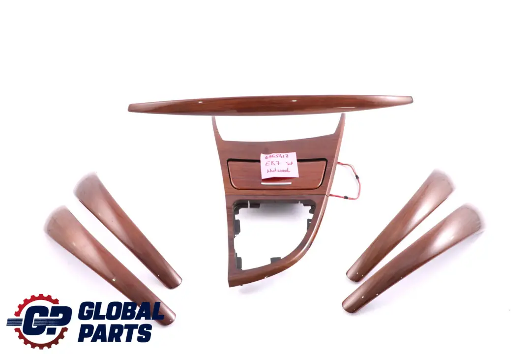 Interior Trim Set Dash Dashboard Ashtray Nutwood Wood Walnut to BMW 1 Series E87 with Part number 6965417 BMW 1 Series E87 Interior Trim Set Dash Dashboard Ashtray Nutwood Wood Walnut - SKU rhd-6965417 - Part number 6965417