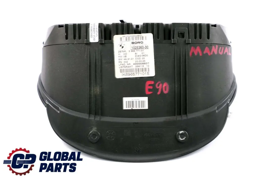 BMW 3 X1 Series E84 E90 E91 E92 Instrument Cluster Speedo Clocks Petrol - SKU rhd-6965771 - Part number 6965771