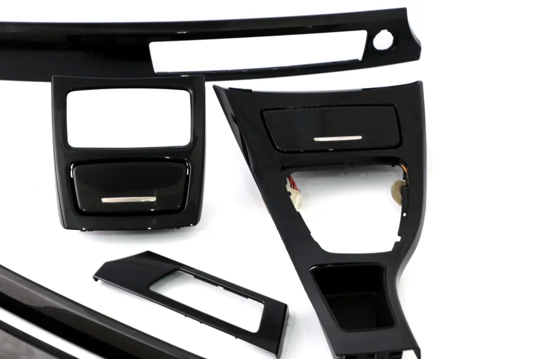 BMW 3 Series 4 E92 Complete Interior Trim Set Cover Dashboard Diamant Black - SKU rhd-6966490-4 - Part number 6966490