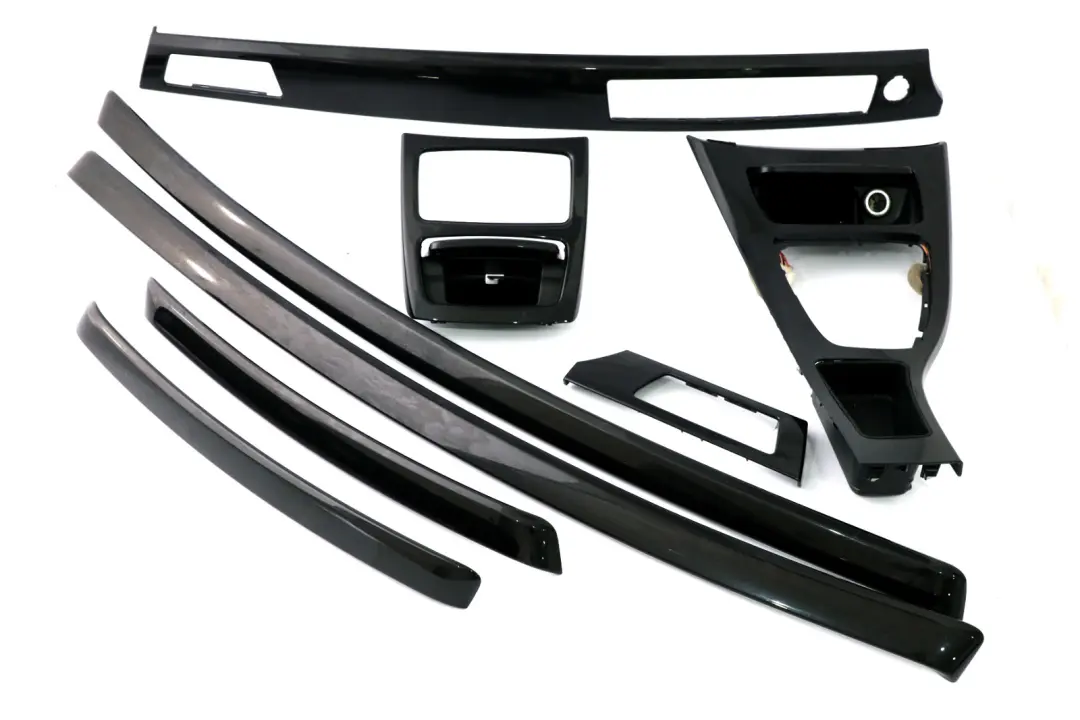 BMW 3 Series 4 E92 Complete Interior Trim Set Cover Dashboard Diamant Black - SKU rhd-6966490-4 - Part number 6966490