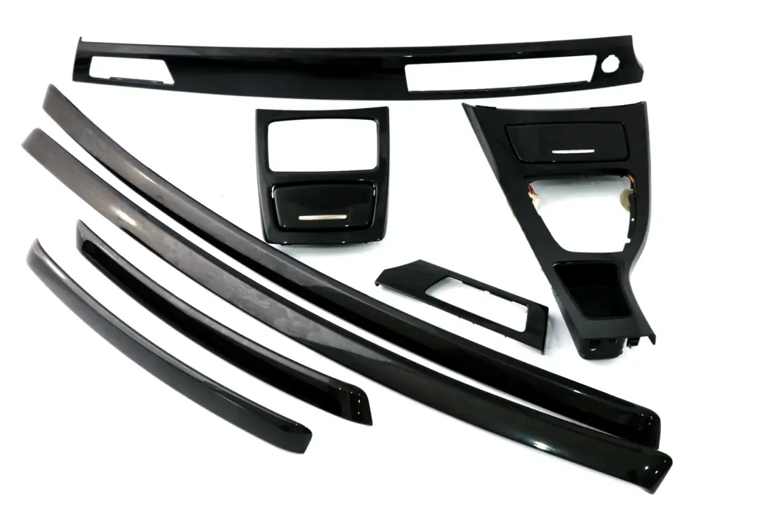 BMW 3 Series 4 E92 Complete Interior Trim Set Cover Dashboard Diamant Black - SKU rhd-6966490-4 - Part number 6966490