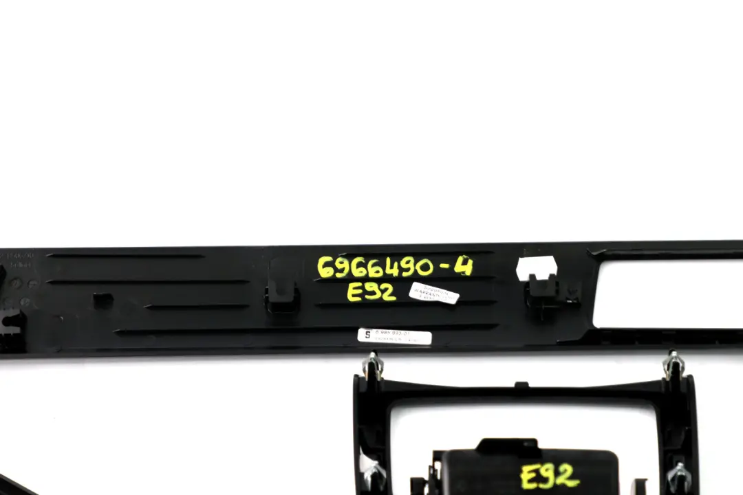 BMW 3 Series 4 E92 Complete Interior Trim Set Cover Dashboard Diamant Black - SKU rhd-6966490-4 - Part number 6966490