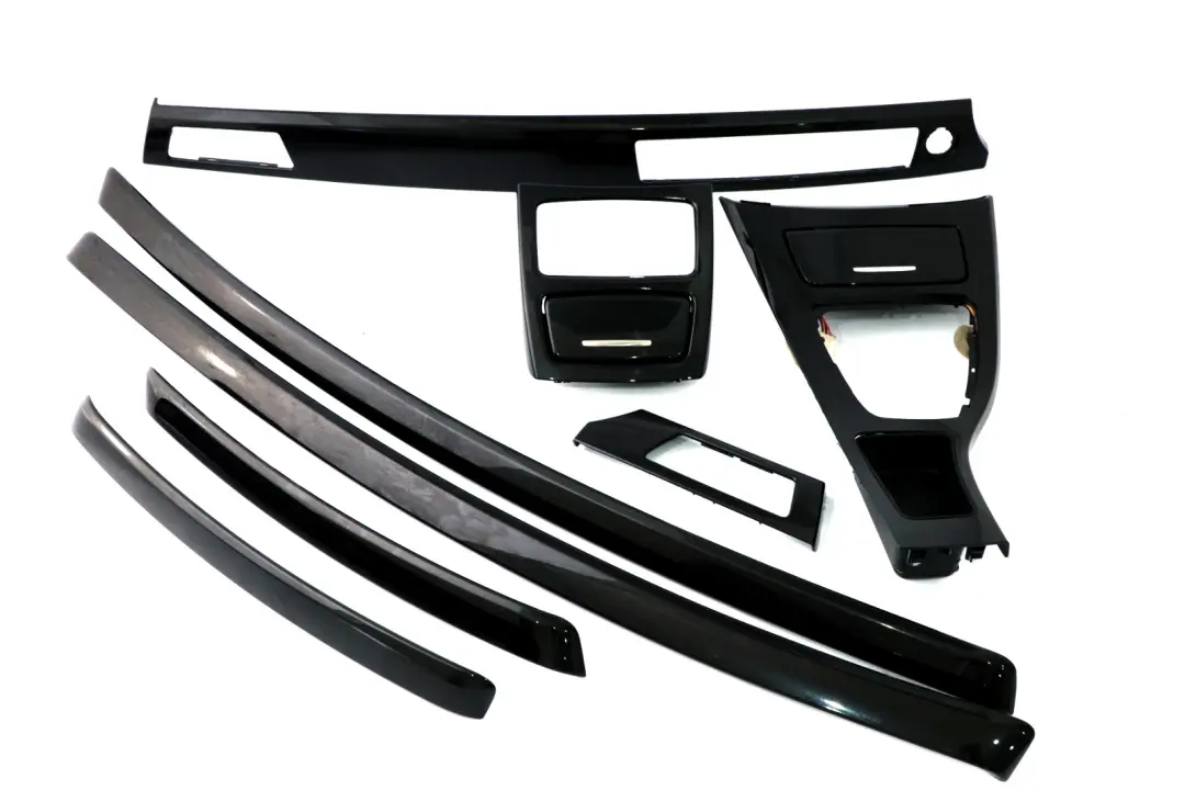 Complete Interior Trim Set Cover Dashboard Diamant Black to BMW 3 Series 4 E92 with Part number 6966490 BMW 3 Series 4 E92 Complete Interior Trim Set Cover Dashboard Diamant Black - SKU rhd-6966490-4 - Part number 6966490