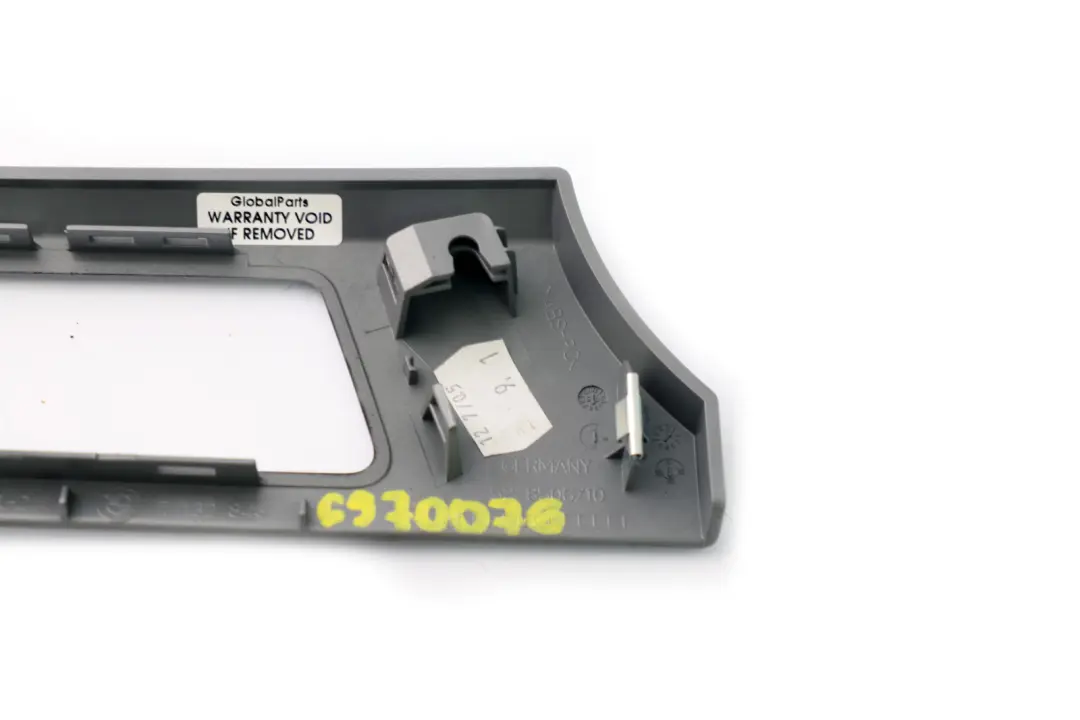 BMW 3 Series E90 E91 Decorative Strip Dashboard Front Right O/S Titan 90 Silver - SKU rhd-6970076 - Part number 6970076