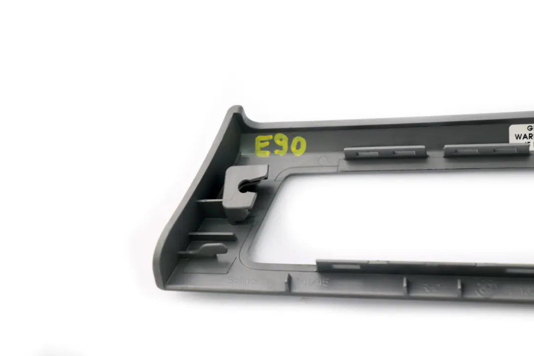 BMW 3 Series E90 E91 Decorative Strip Dashboard Front Right O/S Titan 90 Silver - SKU rhd-6970076 - Part number 6970076