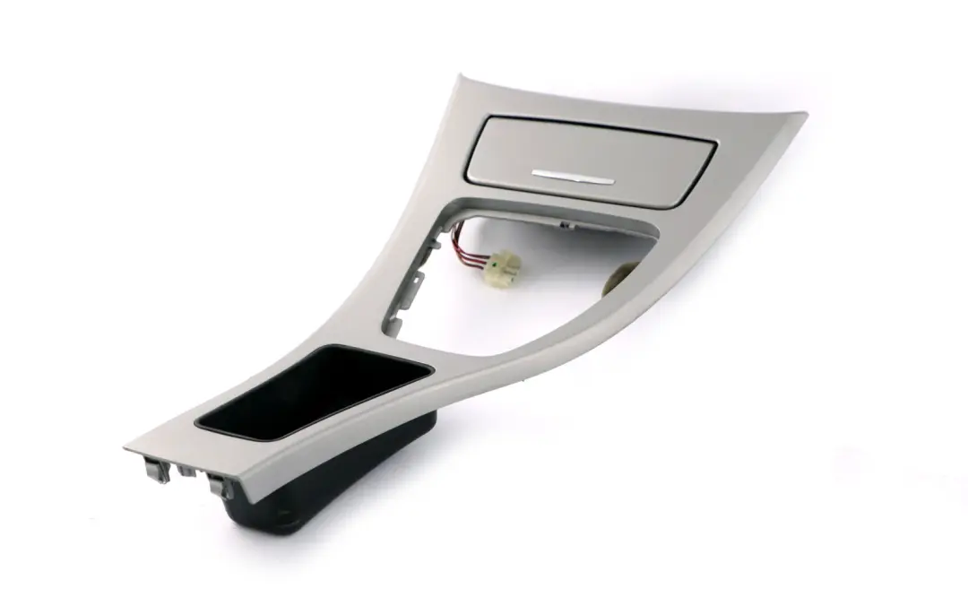 BMW E90 E91 Ashtray Tray Trim Cover Centre Console Titan 90 Silver - SKU RHD-6970138 - Part number 6970138