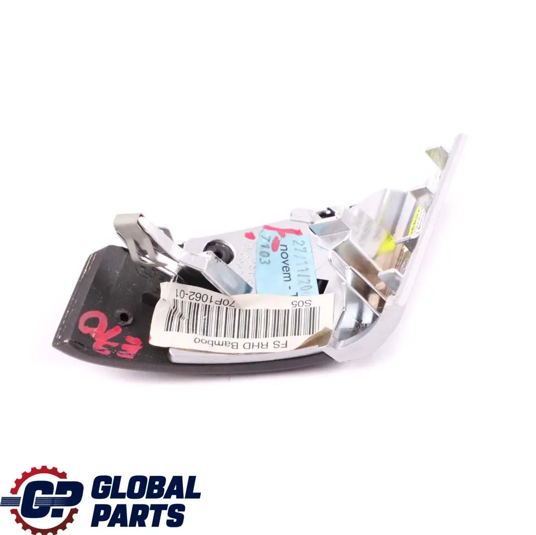 Dashboard Strip Panel Right O/S Wood Bamboo Grain Dark to BMW X5 X6 E70 E71 1 with Part number 6970154 BMW X5 X6 E70 E71 1 Dashboard Strip Panel Right O/S Wood Bamboo Grain Dark - SKU rhd-6970154-1 - Part number 6970154