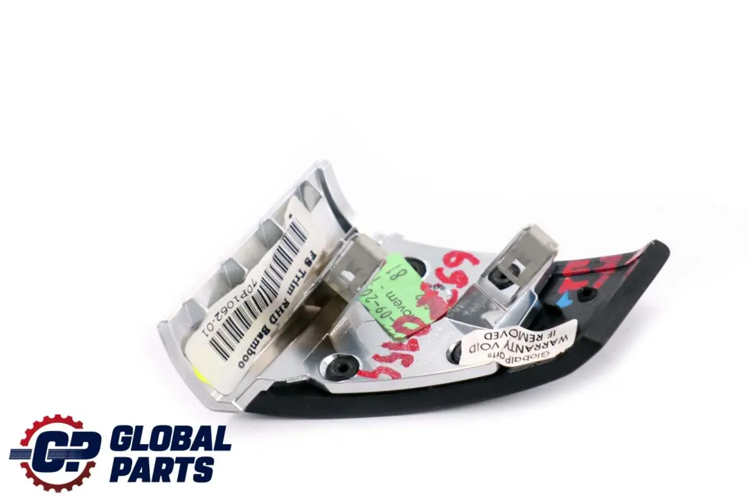 Dashboard Strip Panel Right O/S Wood Bamboo Grain Dark to BMW X5 X6 Series E70 E71 with Part number 6970154 BMW X5 X6 Series E70 E71 Dashboard Strip Panel Right O/S Wood Bamboo Grain Dark - SKU rhd-6970154 - Part number 6970154