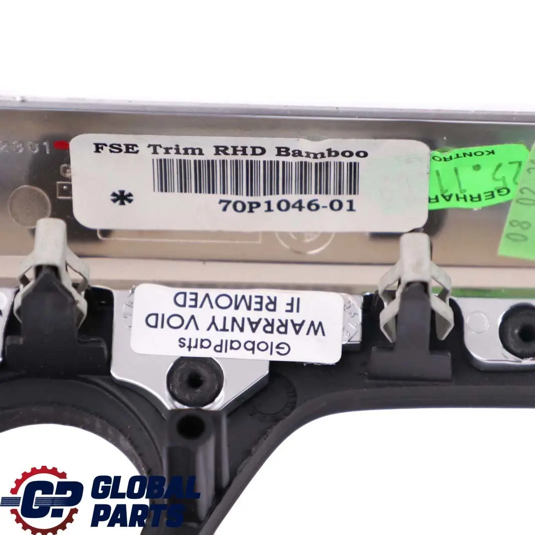 BMW X5 E70 Bambus Wood Strip Panel Left N/S Trim Dashboard Cover Dark - SKU rhd-6970156 - Part number 4992301