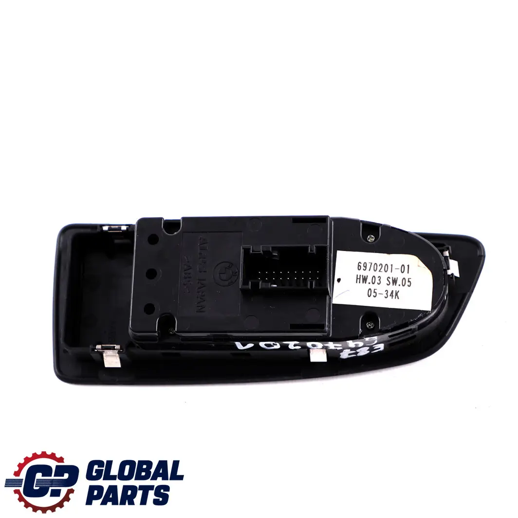 BMW 1 E87 Power Fold Switch Unit Window Lifter Regulator Driver's Side - SKU rhd-6970201 - Part number 6970201