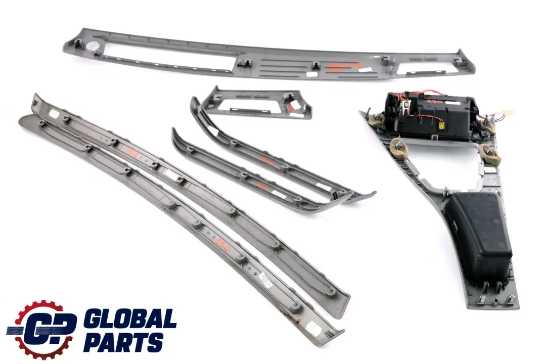 BMW 3 Series 2 E90 E91 iDrive Set Complete Decor Trim Strip Cover Titan 90 Line - SKU rhd-6970555 - Part number 6970555