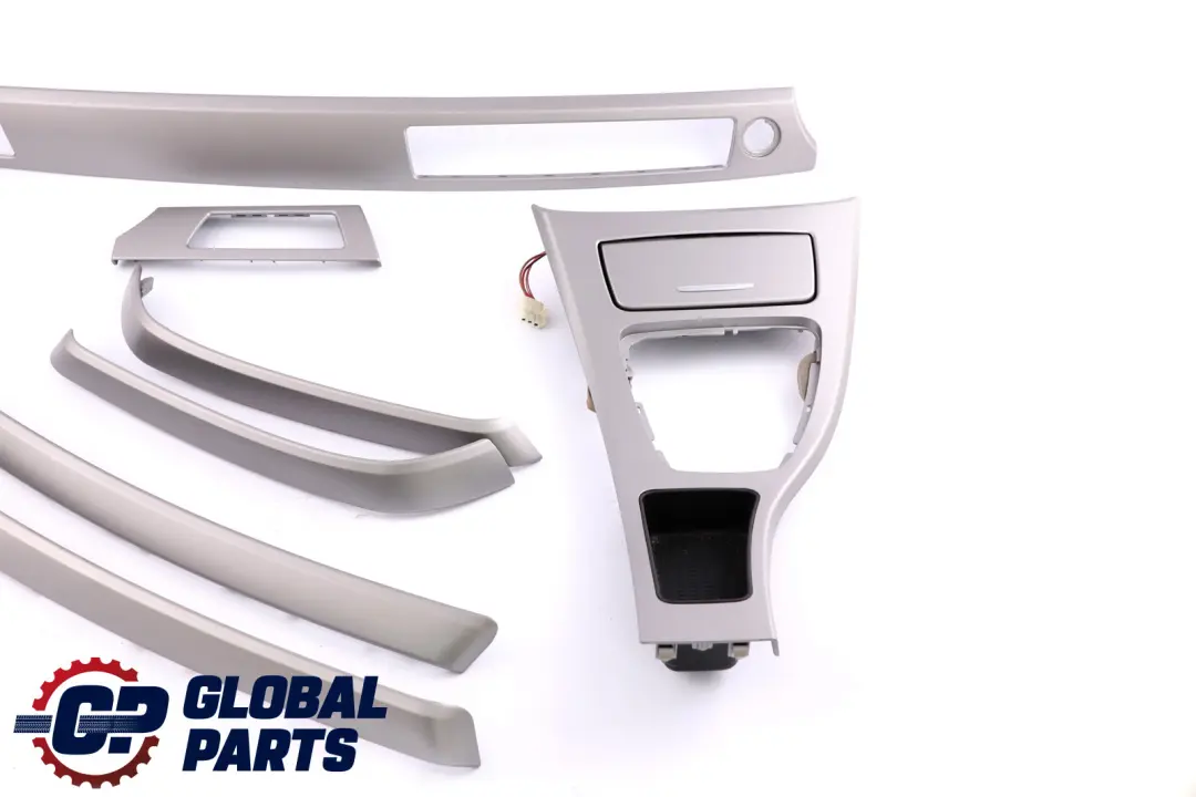 BMW 3 Series 2 E90 E91 iDrive Set Complete Decor Trim Strip Cover Titan 90 Line - SKU rhd-6970555 - Part number 6970555