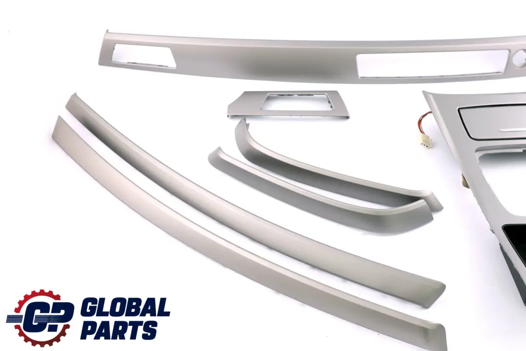 BMW 3 Series 2 E90 E91 iDrive Set Complete Decor Trim Strip Cover Titan 90 Line - SKU rhd-6970555 - Part number 6970555