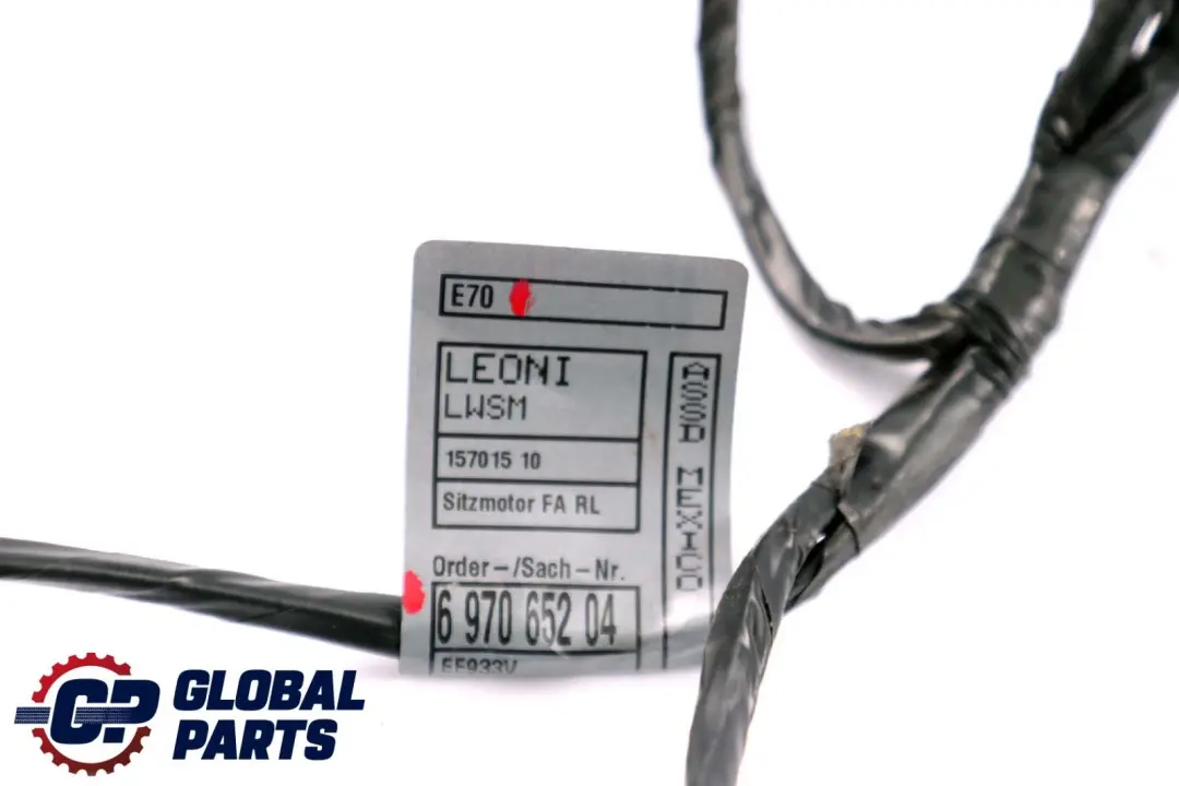 Cable Wiring Loom Seat Motors Driver's Side to BMW X5 X6 Series E70 E71 with Part number 6970652 BMW X5 X6 Series E70 E71 Cable Wiring Loom Seat Motors Driver's Side - SKU rhd-6970652 - Part number 6970652