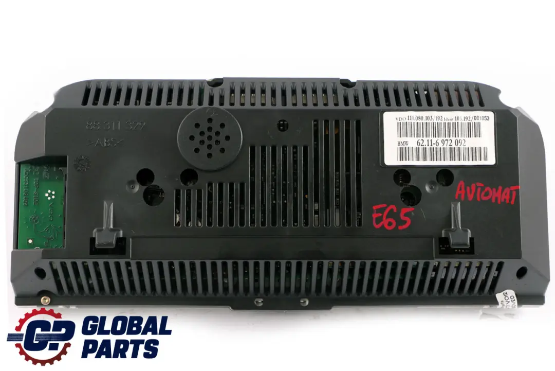 Instrument Cluster Speedometer Automatic Diesel 6972092 to BMW 7 Series E65 E66 with Part number 6935456 BMW 7 Series E65 E66 Instrument Cluster Speedometer Automatic Diesel 6972092 - SKU rhd-6972092 - Part number 6935456