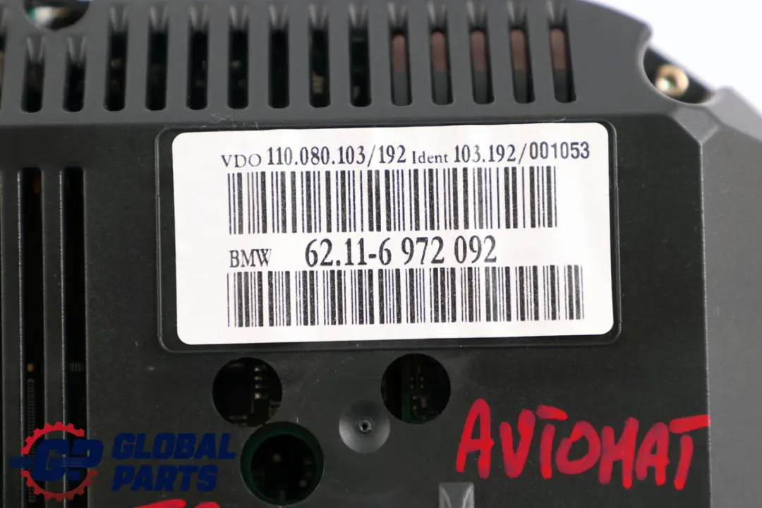 Instrument Cluster Speedometer Automatic Diesel 6972092 to BMW 7 Series E65 E66 with Part number 6935456 BMW 7 Series E65 E66 Instrument Cluster Speedometer Automatic Diesel 6972092 - SKU rhd-6972092 - Part number 6935456