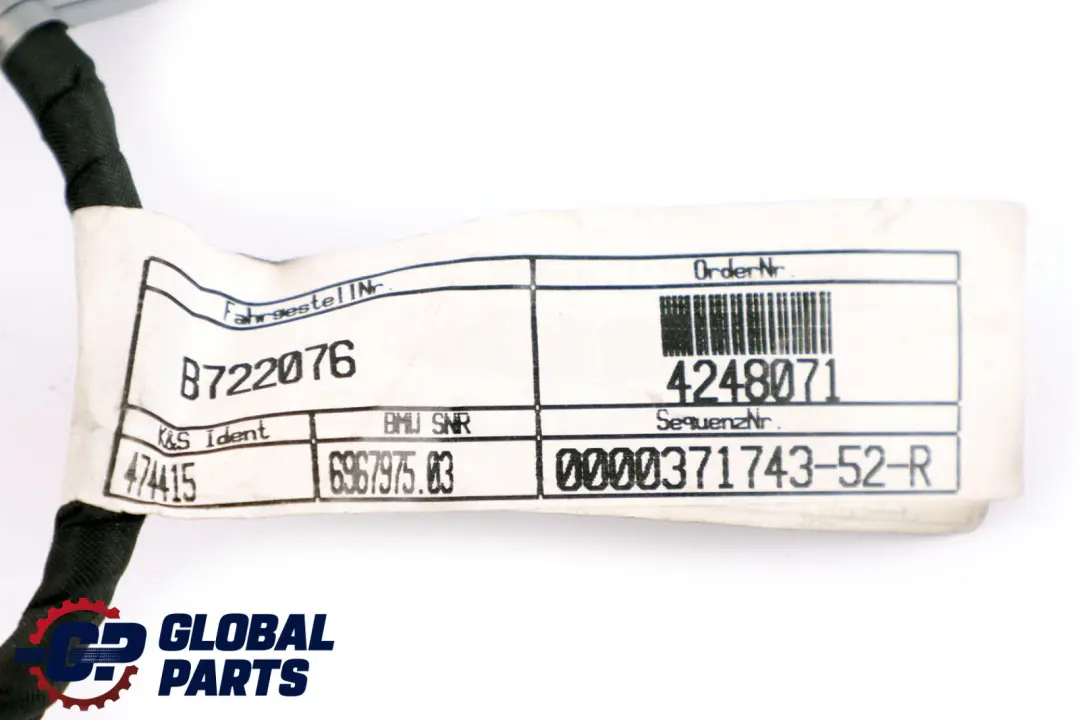 Front Right O/S Driver Side Door Cable Harness Wiring to BMW E63 E64 with Part number 6967975 BMW E63 E64 Front Right O/S Driver Side Door Cable Harness Wiring - SKU rhd-6973913 - Part number 6967975