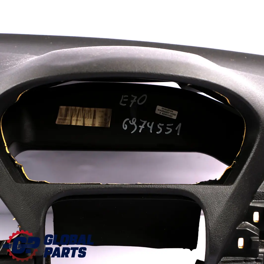 Dashboard Dash Instrument Trim Panel Black to BMW X5 X6 Series E70 E71 with Part number 6974551 BMW X5 X6 Series E70 E71 Dashboard Dash Instrument Trim Panel Black - SKU rhd-6974551 - Part number 6974551