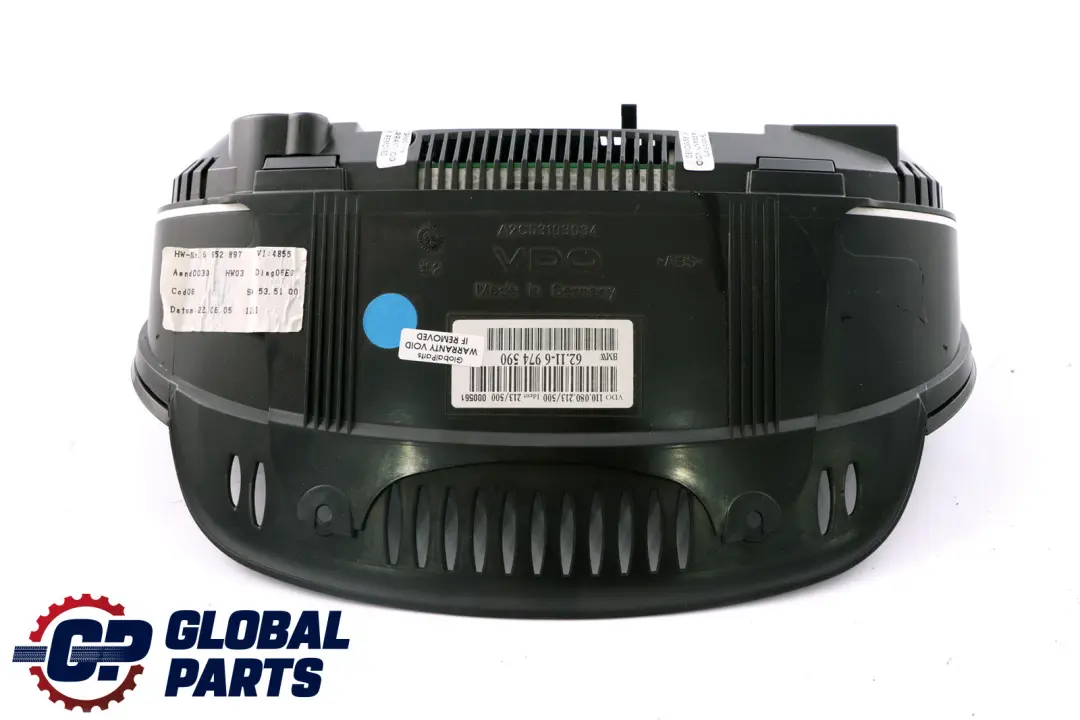 Instrument Cluster Speedo Clocks Automatic Petrol to BMW 6 Series E63 E64 with Part number 6974590 BMW 6 Series E63 E64 Instrument Cluster Speedo Clocks Automatic Petrol - SKU rhd-6974590 - Part number 6974590