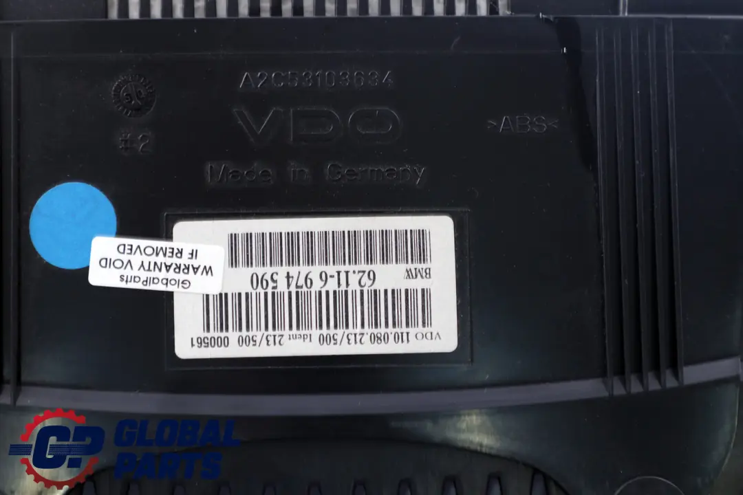 Instrument Cluster Speedo Clocks Automatic Petrol to BMW 6 Series E63 E64 with Part number 6974590 BMW 6 Series E63 E64 Instrument Cluster Speedo Clocks Automatic Petrol - SKU rhd-6974590 - Part number 6974590
