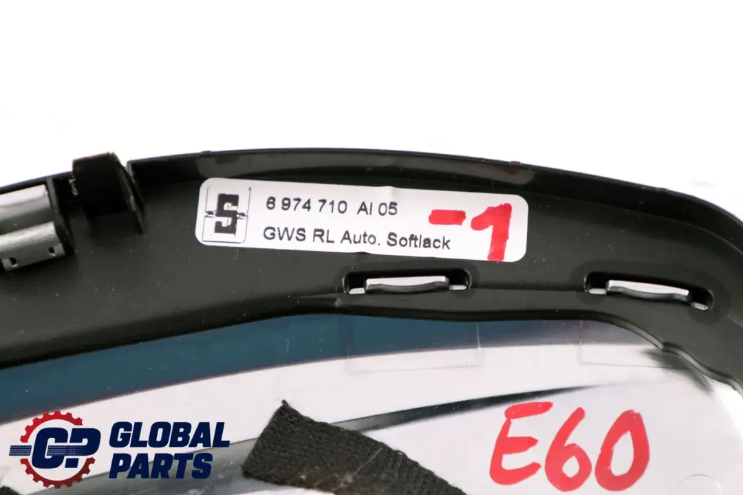 BMW 5 Series E60 E61 LCI Cover Trim Panel Gear Selecting Lever Gearbox - SKU rhd-6974710-1 - Part number 6974710