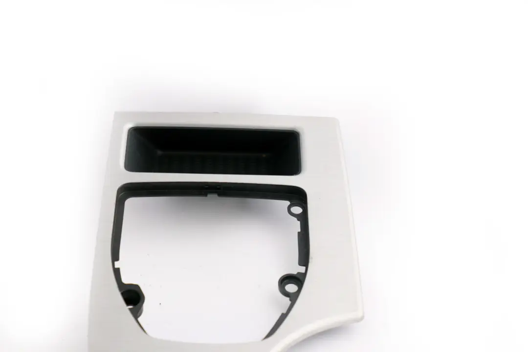 Decor Panel Cover Oddments Tray Alu Feinschliff to BMW 5 Series E60 LCI with Part number 6974716 BMW 5 Series E60 LCI Decor Panel Cover Oddments Tray Alu Feinschliff - SKU rhd-6974716 - Part number 6974716