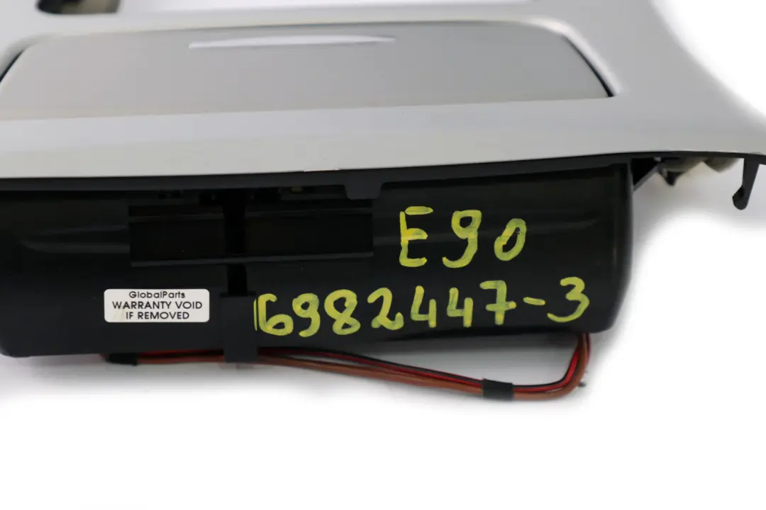 Ashtray Centre Console Cover Brushed Aluminium Silver to BMW 3 Series 3 E90 E91 with Part number 6982447 BMW 3 Series 3 E90 E91 Ashtray Centre Console Cover Brushed Aluminium Silver - SKU rhd-6982447-3 - Part number 6982447