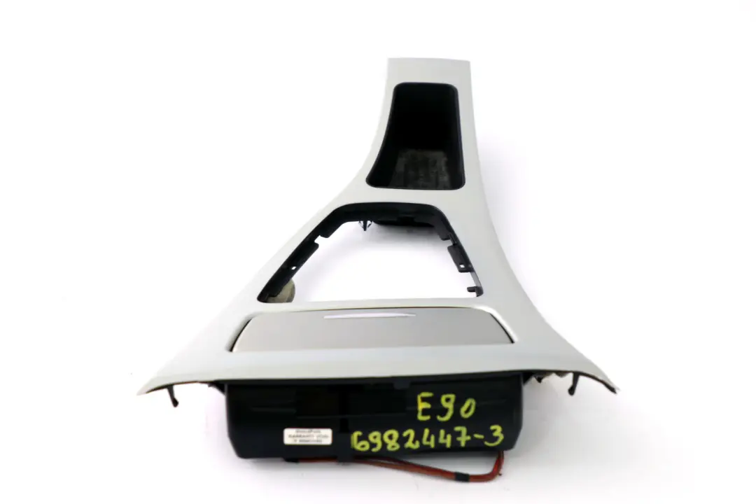 Ashtray Centre Console Cover Brushed Aluminium Silver to BMW 3 Series 3 E90 E91 with Part number 6982447 BMW 3 Series 3 E90 E91 Ashtray Centre Console Cover Brushed Aluminium Silver - SKU rhd-6982447-3 - Part number 6982447