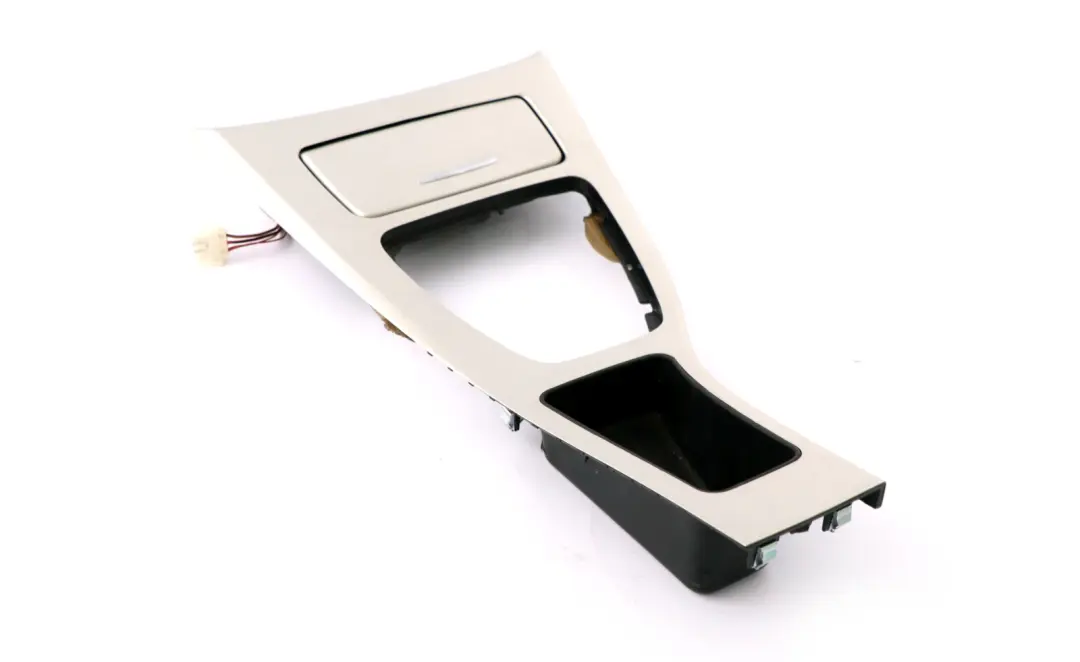 BMW 3 Series E90 E91 Trim Ashtray Centre Console Cover Brushed Aluminium Silver - SKU rhd-6982447 - Part number 6982447