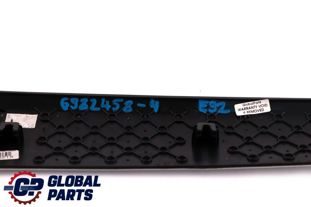 Dashboard Brash Aluminum Silver Left N/S to BMW 3 Series E90 E91 E92 Cover with Part number 6982458 BMW 3 Series E90 E91 E92 Cover Dashboard Brash Aluminum Silver Left N/S - SKU rhd-6982458-4 - Part number 6982458