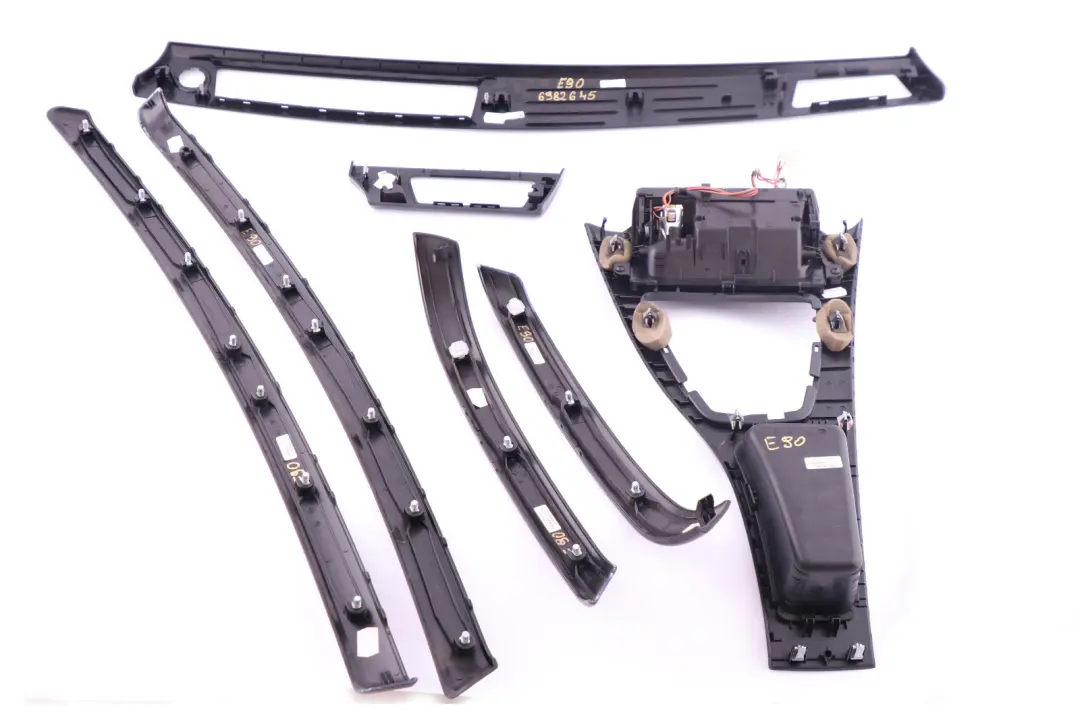 Complete Interior Trim Set Dashboard Diamantschwarz to BMW 3 Series E90 E91 with Part number 6982645 BMW 3 Series E90 E91 Complete Interior Trim Set Dashboard Diamantschwarz - SKU rhd-6982645 - Part number 6982645