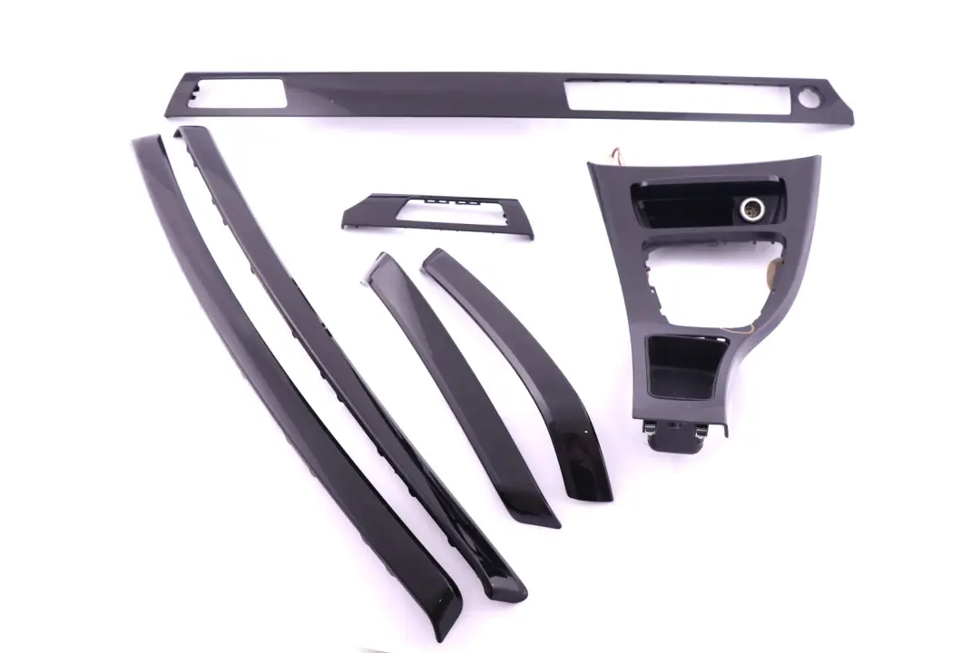 BMW 3 Series E90 E91 Complete Interior Trim Set Dashboard Diamantschwarz - SKU rhd-6982645 - Part number 6982645