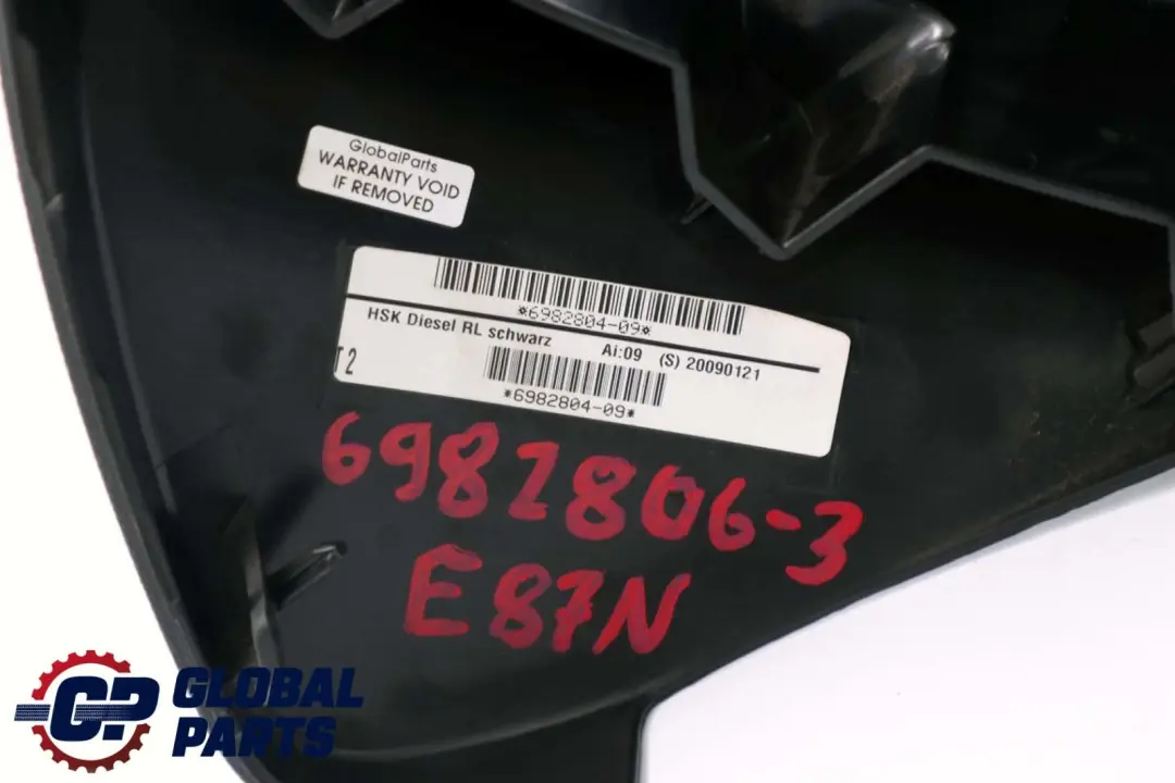 Glove Box Dashboard Dash Passenger Black to BMW 1 Series 3 E81 E82 E87 LCI with Part number 6982804 BMW 1 Series 3 E81 E82 E87 LCI Glove Box Dashboard Dash Passenger Black - SKU rhd-6982806-3 - Part number 6982804