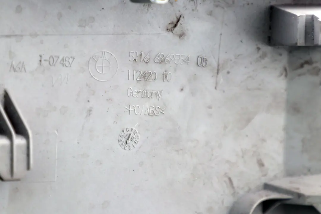 Trim Cover Glove Box Glovebox Outer Grey 6969554 to BMW 1 Series E81 E82 E87 LCI with Part number 6982813 BMW 1 Series E81 E82 E87 LCI Trim Cover Glove Box Glovebox Outer Grey 6969554 - SKU rhd-6982813 - Part number 6982813