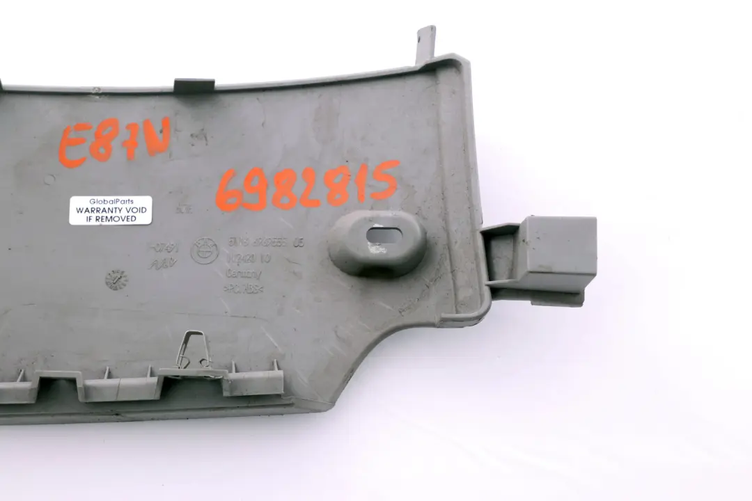 BMW 3 Series E81 E87N Dashboard Instrument Panel Carrier Bottom Trim - SKU rhd-6982815 - Part number 6982815