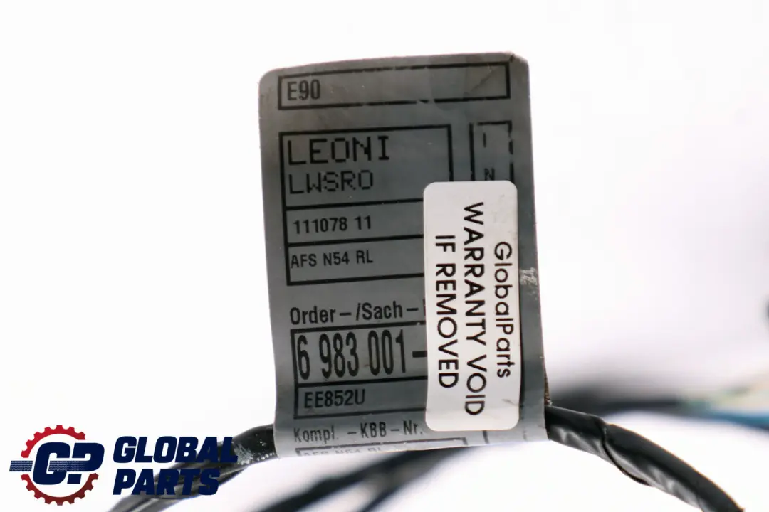 N54 335i Cable Set Active Steering Wiring Harness to BMW 3 Series E90 E91 with Part number 6983001 BMW 3 Series E90 E91 N54 335i Cable Set Active Steering Wiring Harness - SKU rhd-6983001 - Part number 6983001