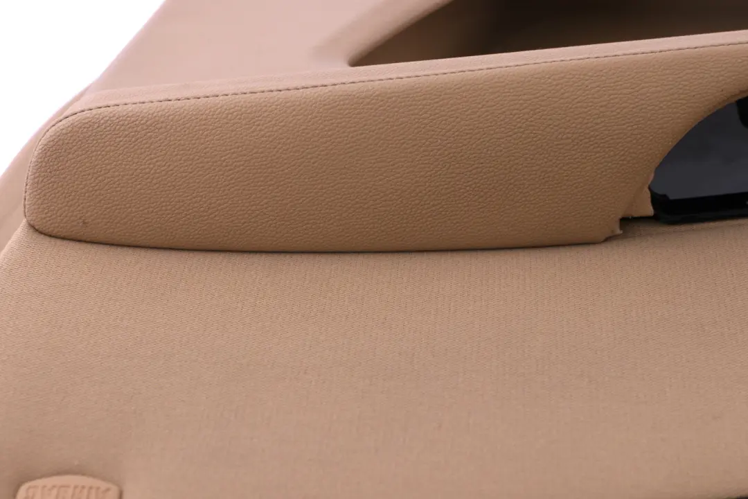 BMW 5 Series E60 E61 LCI Front Right O/S Door Card Trim Panel Beige Cloth - SKU rhd-6983550 - Part number 6983550