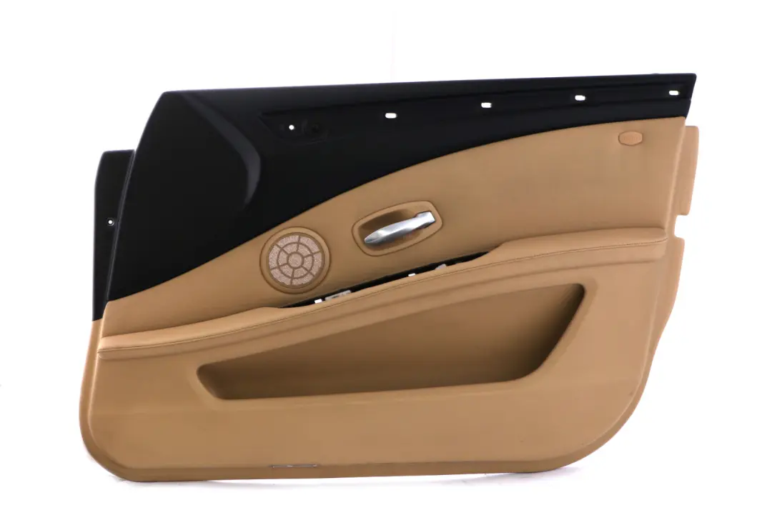 Front Right O/S Door Card Trim Panel Beige Cloth to BMW 5 Series E60 E61 LCI with Part number 6983550 BMW 5 Series E60 E61 LCI Front Right O/S Door Card Trim Panel Beige Cloth - SKU rhd-6983550 - Part number 6983550