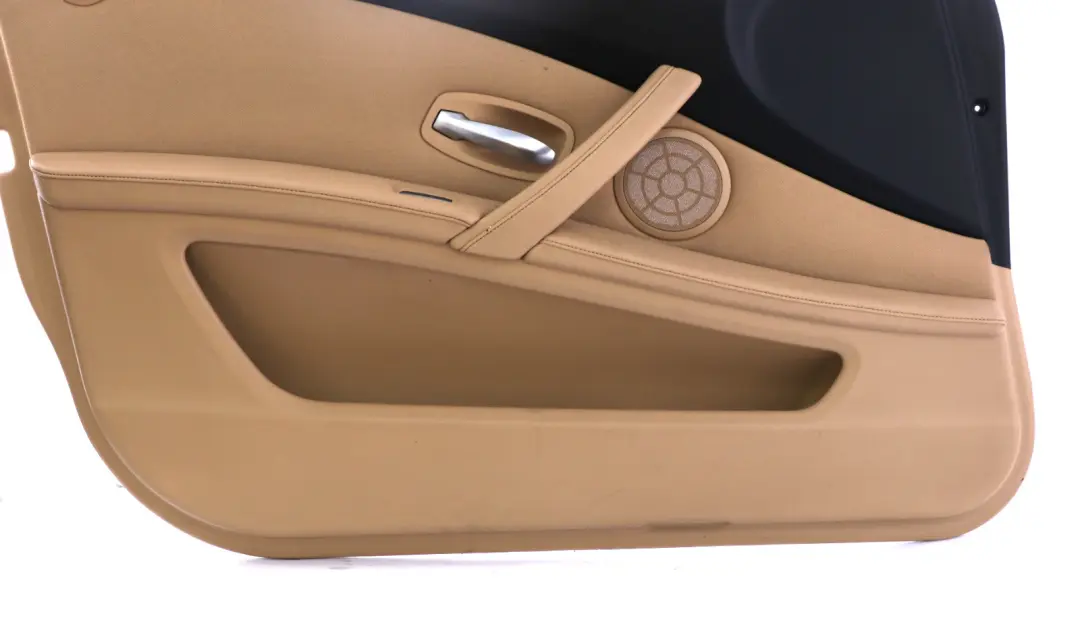 Front Left N/S Door Card Trim Panel Beige Cloth to BMW 5 Series E60 E61 LCI with Part number 6983551 BMW 5 Series E60 E61 LCI Front Left N/S Door Card Trim Panel Beige Cloth - SKU rhd-6983551 - Part number 6983551