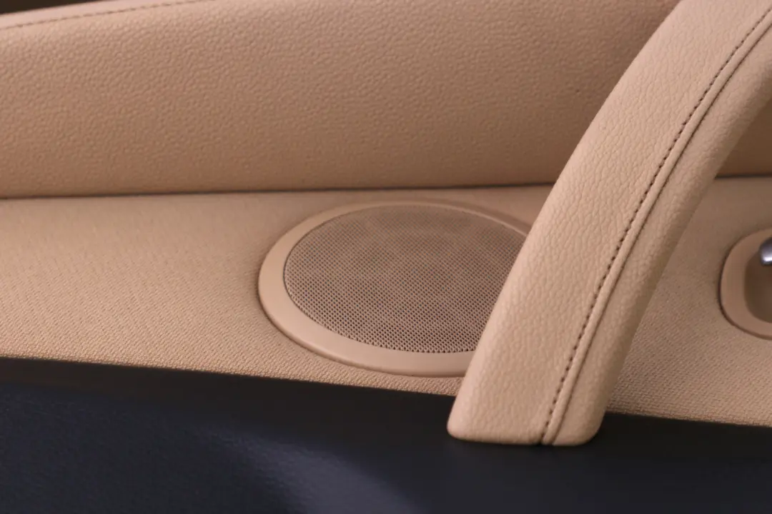 BMW 5 Series E60 E61 LCI Front Left N/S Door Card Trim Panel Beige Cloth - SKU rhd-6983551 - Part number 6983551